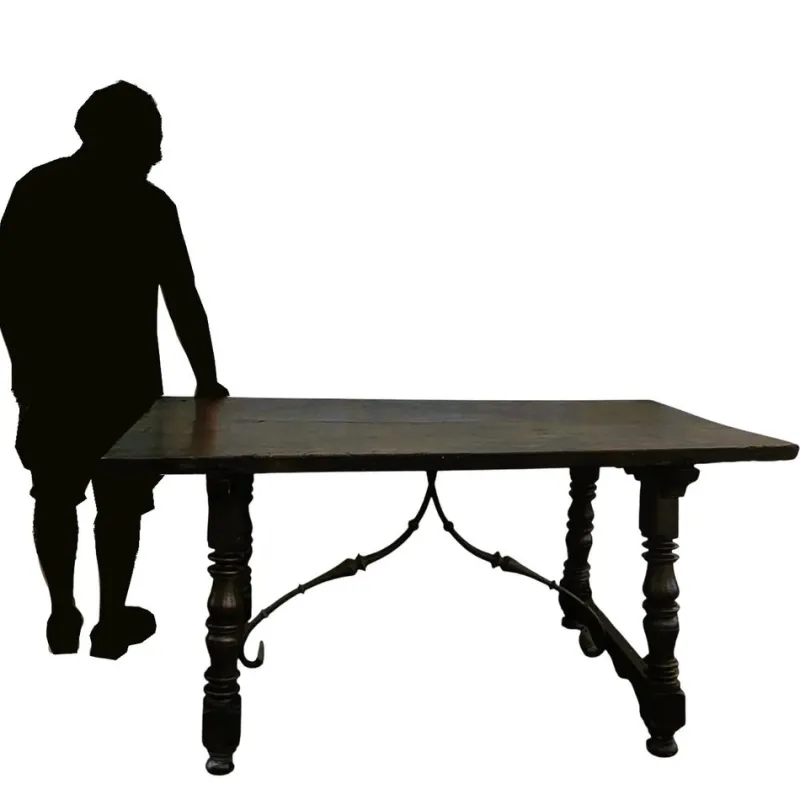 Outlet Pamono Spanish Walnut Table, 17th Century