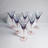 Hot Pamono Sparkling Wine Glasses Model Vogue from Christinenhütte, 1980s, Set of 6