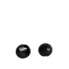 Online Pamono Spherical Black Ear-Clips in Ebony from Monies, Denmark, 2000s, Set of 2