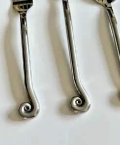 Outlet Pamono Spiral Stainless Steel Cutlery Set, 2010s, Set of 25
