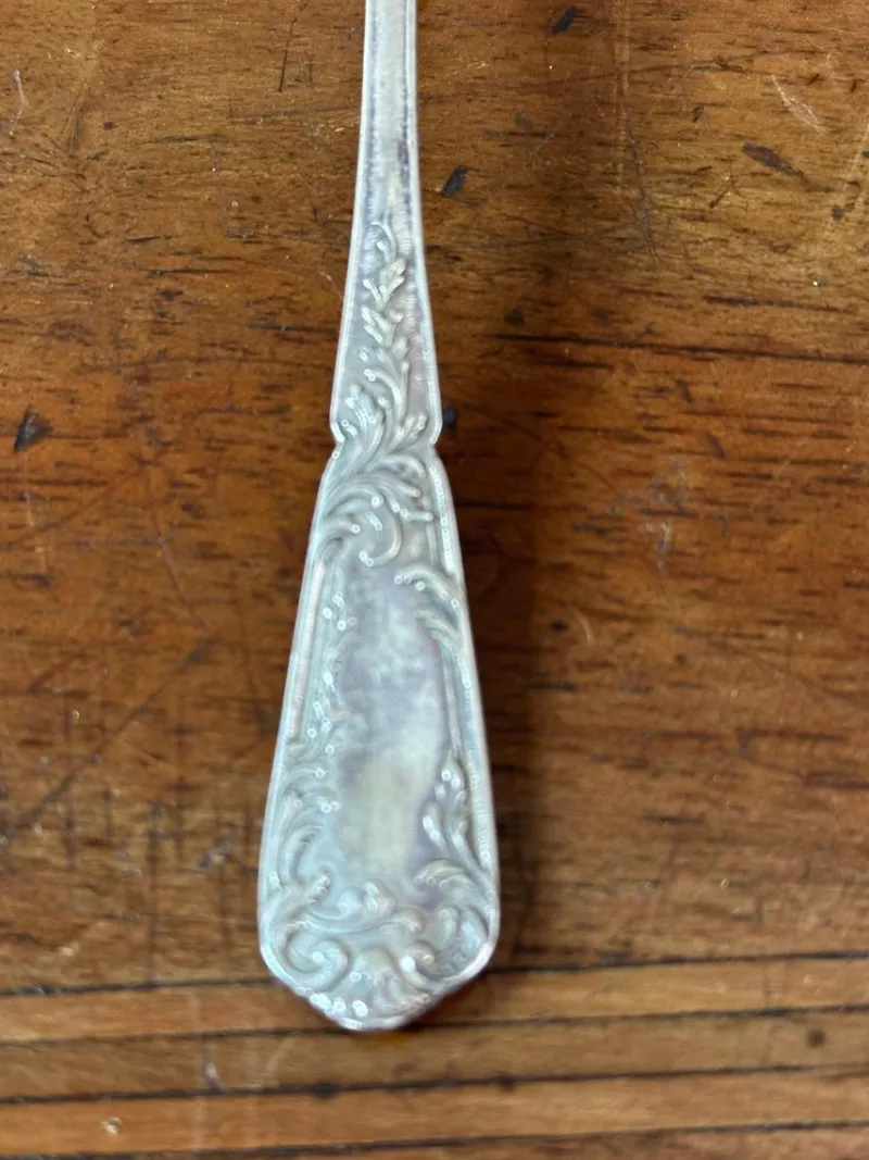 Pamono Spoon & Tongs Box, 1900, Set of 13> Cutlery & Serving Utensils