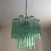 Online Pamono Sputnik Chandelier in Light Green Murano Glass from Simoeng