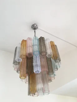 Pamono Sputnik Chandelier in Murano Glass from Simoeng