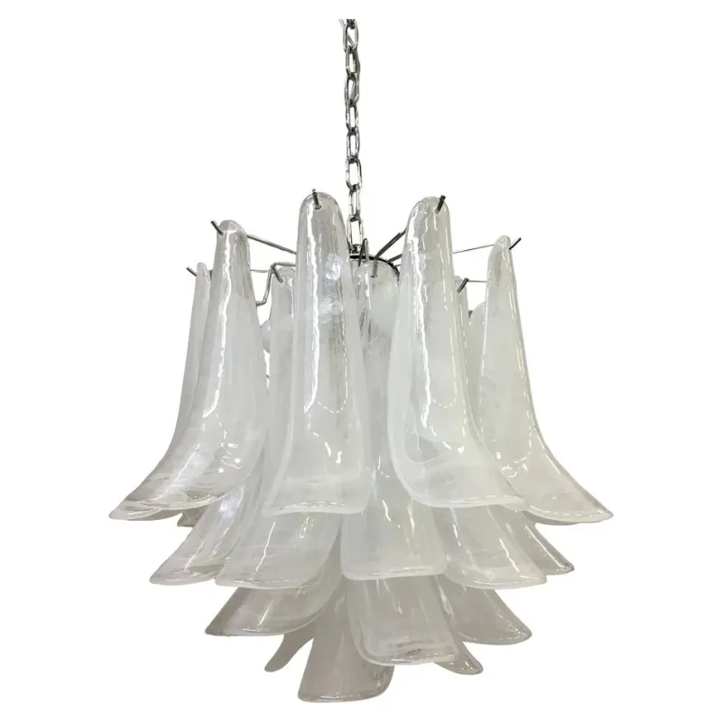 Pamono Sputnik Chandelier with Alabaster Italian Glass by Simoeng> Ceiling Lights