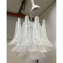 Pamono Sputnik Chandelier with Alabaster Italian Glass by Simoeng><noscript><img width=