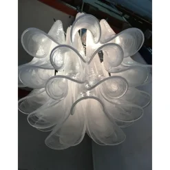 Pamono Sputnik Chandelier with Alabaster Italian Glass by Simoeng><noscript><img width=
