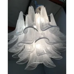 Pamono Sputnik Chandelier with Alabaster Italian Glass by Simoeng><noscript><img width=