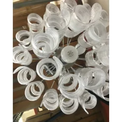 Pamono Sputnik Chandelier with Swirling Italian Glass by Simoeng><noscript><img width=