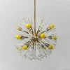 Pamono Sputnik Flocon 12-Light Chandelier, 1960s> Ceiling Lights