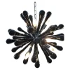 Pamono Sputnik Pendant with Black Drops with Bubbles Inside by Simoeng> Ceiling Lights