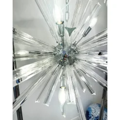 Pamono Sputnik Triedro Murano Glass Pendant by Simoeng><noscript><img width=