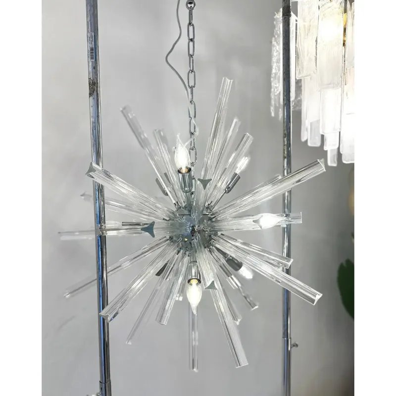 Pamono Sputnik Triedro Murano Glass Pendant by Simoeng> Ceiling Lights