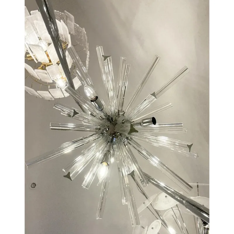 Pamono Sputnik Triedro Murano Glass Pendant by Simoeng> Ceiling Lights