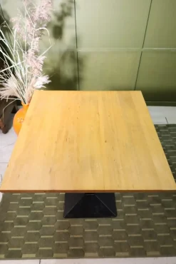 Pamono Square Bistro Table in Beech> Garden Tables