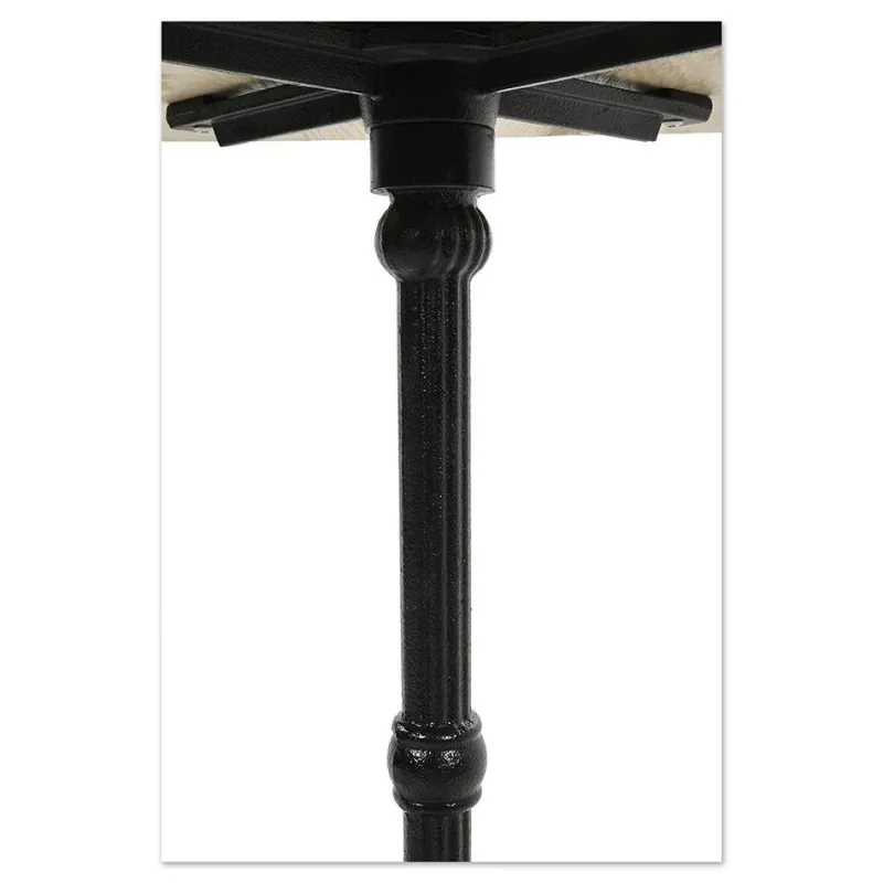 Pamono Square Bistro Table in Wood & Cast Iron> Garden Tables