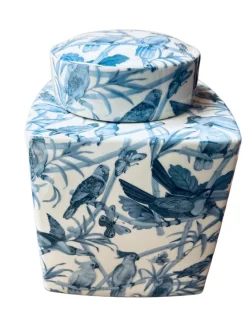 Sale Pamono Square Box Blue Parrots by Quain and quantity