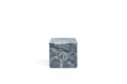 Pamono Square Grey Marble Box from Fiammettav Home Collection> Trunks, Crates & Baskets