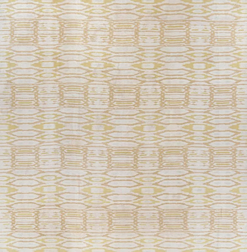 Pamono Square Kilim Rug with Ikats Pattern from R&K Principal Jahanshah Nazmiyal> Carpets & Textiles|Carpets & Textiles