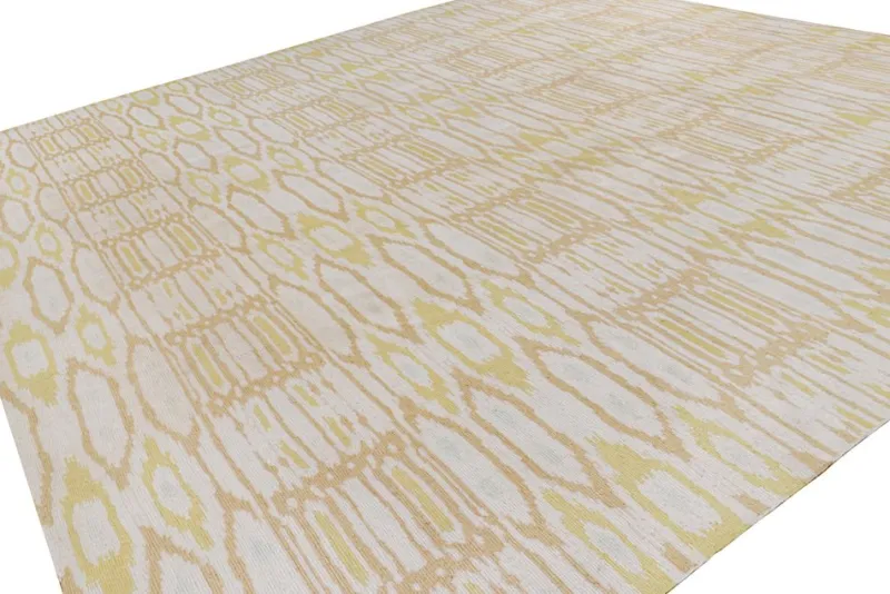 Pamono Square Kilim Rug with Ikats Pattern from R&K Principal Jahanshah Nazmiyal> Carpets & Textiles|Carpets & Textiles