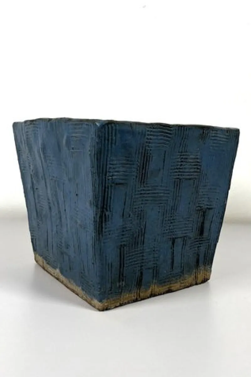 Pamono Square Plant Pot in Ceramic> Planters And Jardiniere