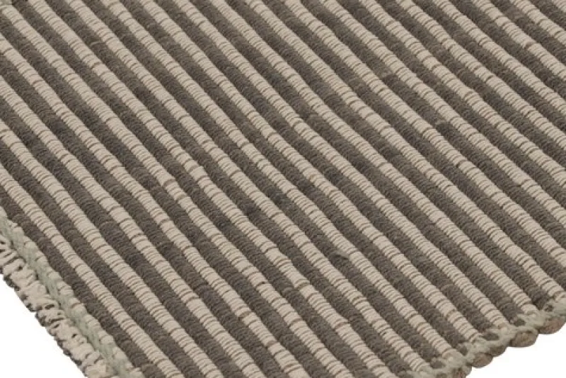 New Pamono Square Rug with Stripes from R&K Principal Jahanshah Nazmiyal