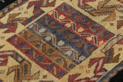 Outlet Pamono Square Scatter Rug with Geometric Patterns from R&K Principal Jahanshah Nazmiyal
