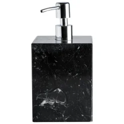 Pamono Square Soap Dispenser in Black Marble> Decorative Objects
