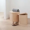 Outlet Pamono Square Wooden Box with Rounded Edges by Villahomecollection
