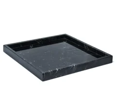 Pamono Squared Black Marquina Marble Tray> Tabletop|Trays