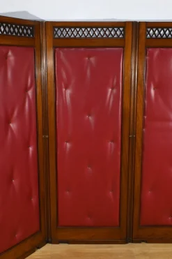 Discount Pamono 1st Part 20th Century Screen with 4 Leaves in Mahogany, 1920s