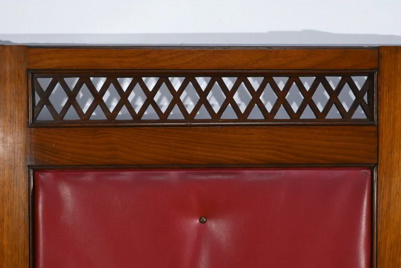 Discount Pamono 1st Part 20th Century Screen with 4 Leaves in Mahogany, 1920s