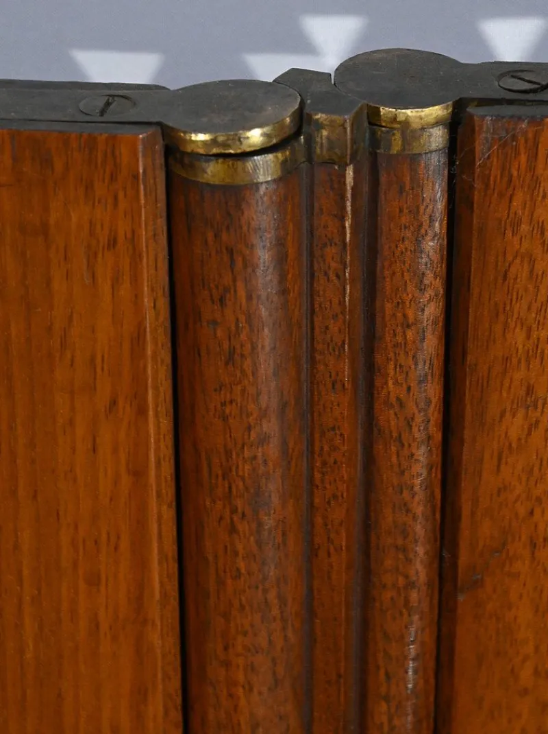 Discount Pamono 1st Part 20th Century Screen with 4 Leaves in Mahogany, 1920s