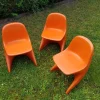 Pamono Stackable Children's Casalino Chairs by Alexander Begge for Casala, 1970s, Set of 3> Children's Chairs