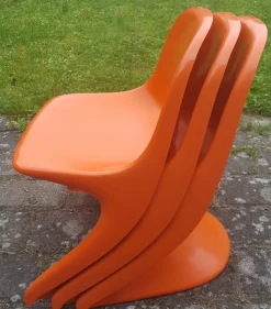 Pamono Stackable Children's Casalino Chairs by Alexander Begge for Casala, 1970s, Set of 3><noscript><img width=