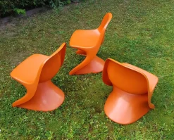 Pamono Stackable Children's Casalino Chairs by Alexander Begge for Casala, 1970s, Set of 3><noscript><img width=