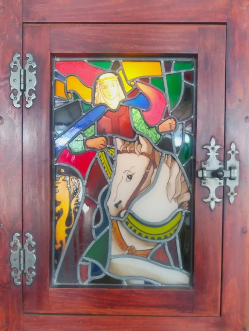 Pamono Stained Glass Window with Lighting> Architectural Elements