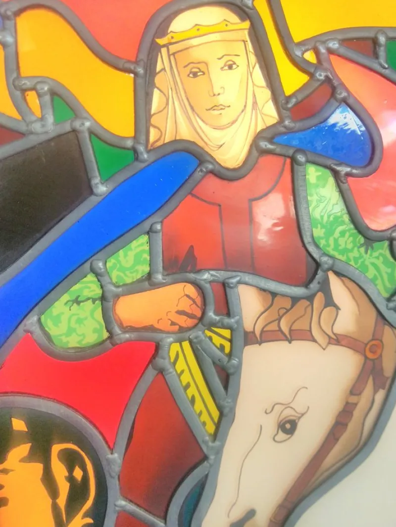 Pamono Stained Glass Window with Lighting> Architectural Elements