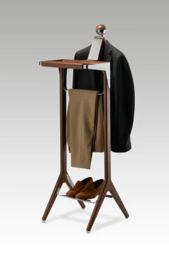 Online Pamono Stainless Steel & American Black Walnut Classical Valet Stand by Honorific