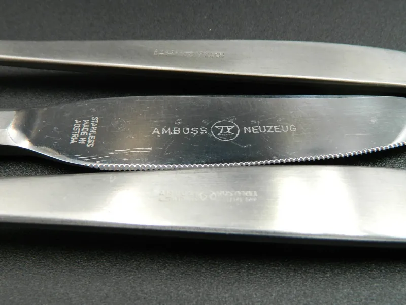 New Pamono Stainless Steel Cutlery for Nine People by Helmut Alder for Amboss, 1960s, Set of 59