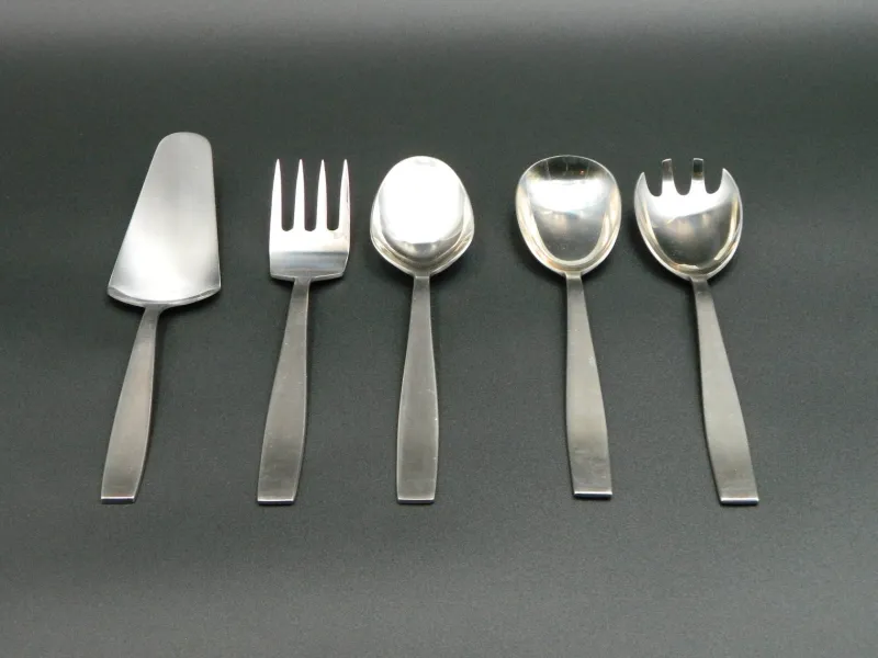 New Pamono Stainless Steel Cutlery for Nine People by Helmut Alder for Amboss, 1960s, Set of 59