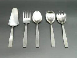 New Pamono Stainless Steel Cutlery for Nine People by Helmut Alder for Amboss, 1960s, Set of 59