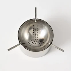 Pamono Stainless Steel Cylinda Line Tea Strainer by Arne Jacobsen for Stelton, 1970s