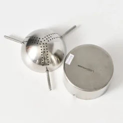 Pamono Stainless Steel Cylinda Line Tea Strainer by Arne Jacobsen for Stelton, 1970s