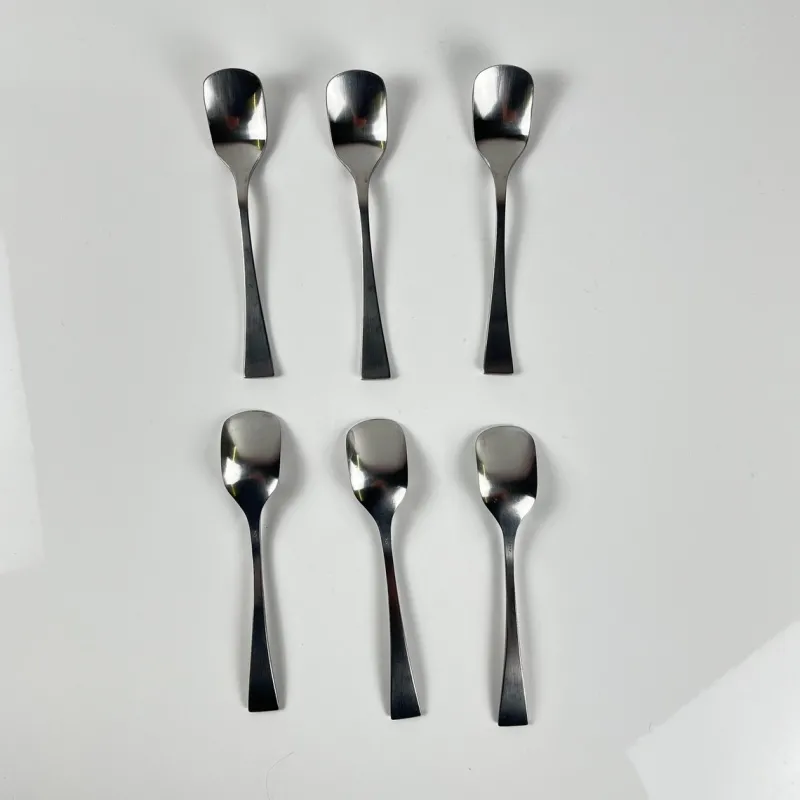 Pamono Stainless Steel Ice Cream Cups with Spoons by Guy Degrenne, 1970s, Set of 12> Dinner Plates & Bowls