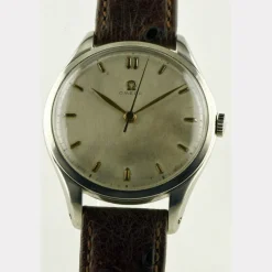 Pamono Stainless Steel Manual Winding Jumbo Watch from Omega, Switzerland, 1940s> Watches
