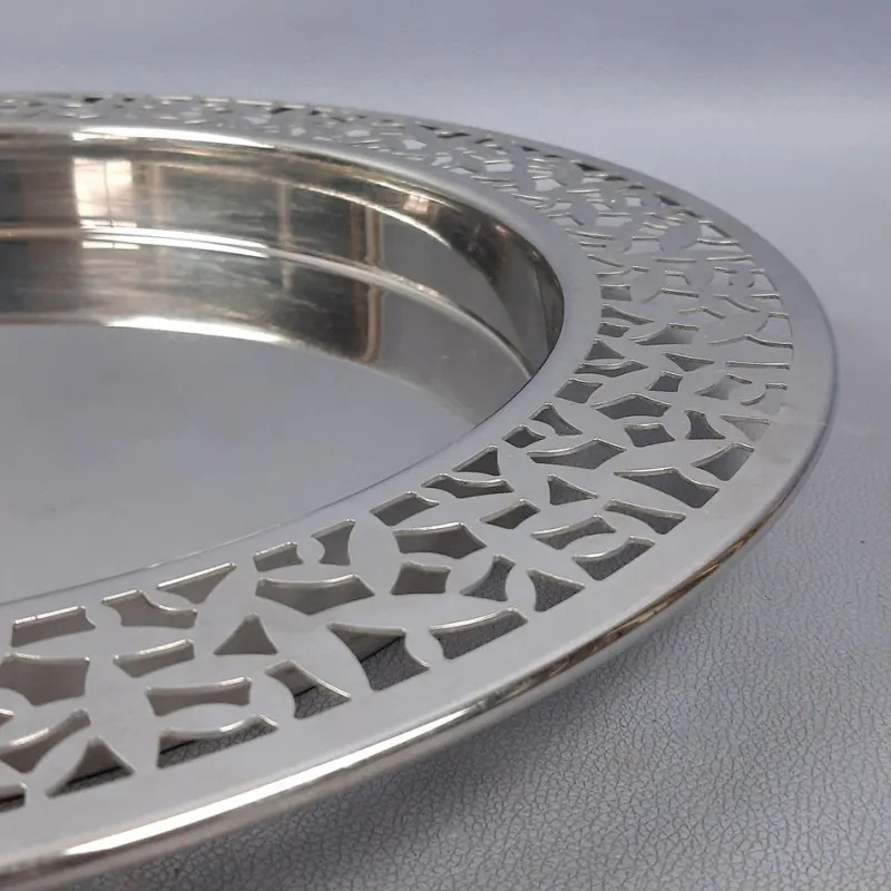 Pamono Stainless Steel Tray by Marta Sansoni for Alessi, 1970s> Trays