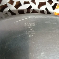 Pamono Stainless Steel Tray by Marta Sansoni for Alessi, 1970s><noscript><img width=