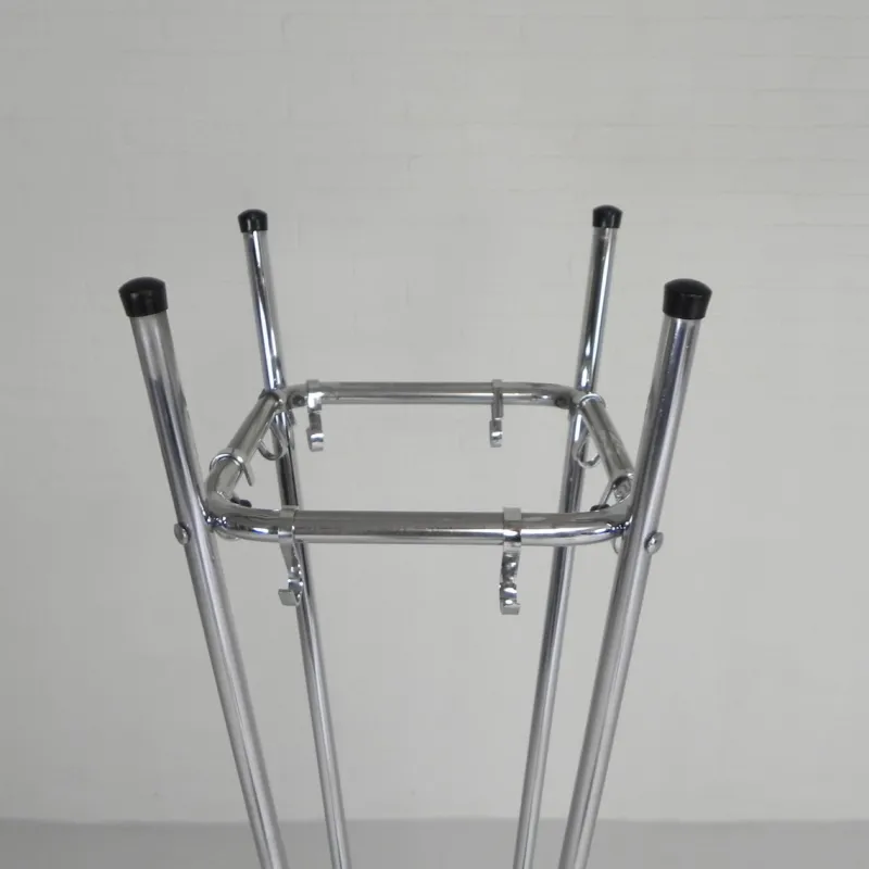Sale Pamono Standing Chrome Coat Rack on 4 Legs, 1950s