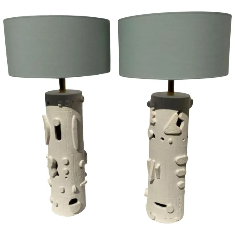 Clearance Pamono Standing Lamps by Olivia Cognet, Set of 2