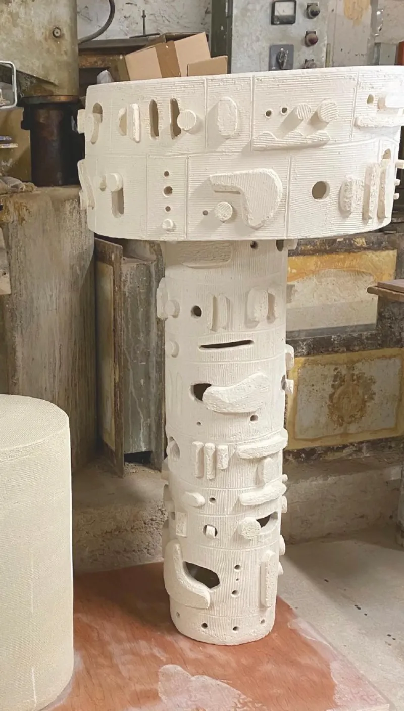 Clearance Pamono Standing Lamps by Olivia Cognet, Set of 2